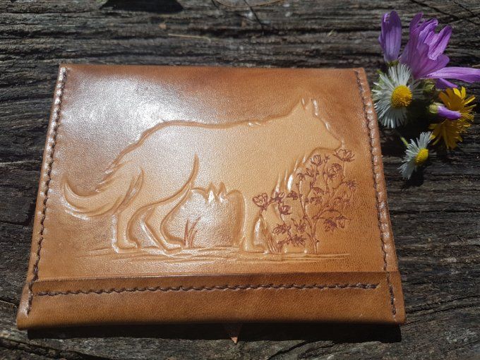 Pochette loup et rosa canina