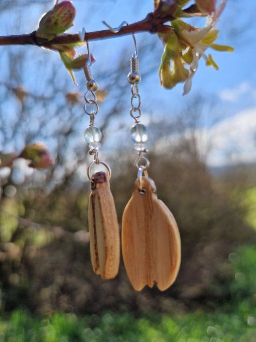 Perce-neiges boucles d'oreilles 