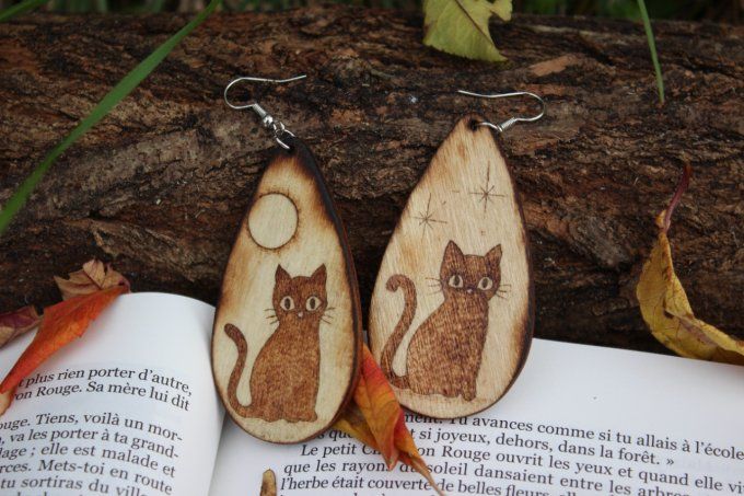 Boucles d'oreilles "Baba Yaga"